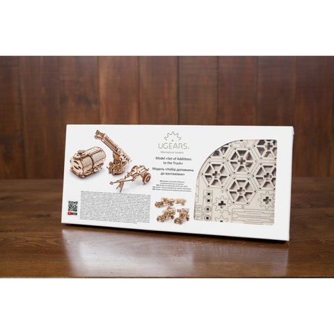 Механический 3D-пазл UGEARS Набор дополнений к модели Грузовик UGM-11 Превью 10