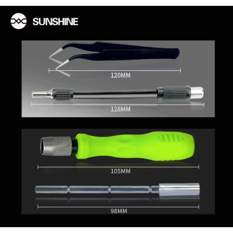 Набор инструментов для разборки мобильных устройств Sunshine SS-5110, 37 in 1 Превью 2