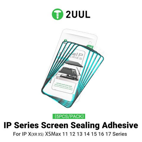 Стикер дисплея 2UUL SA15P для Apple iPhone 15 Pro, 5 шт., adhesive Превью 1