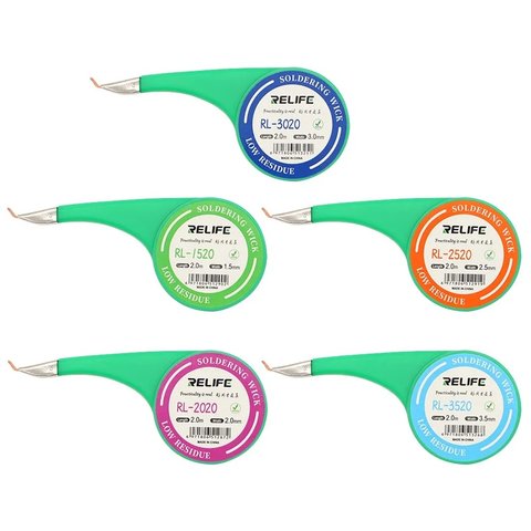 Desoldering Wick RELIFE RL-3520, (W. 3.5 mm, (L) 2 m) Preview 1