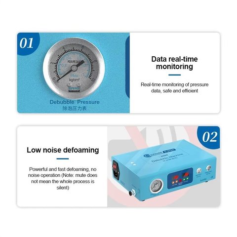 Dispositivo para pegar módulos de pantallas Sunshine S-978C Mini, sirve para las pantallas de hasta 7" Vista previa  6