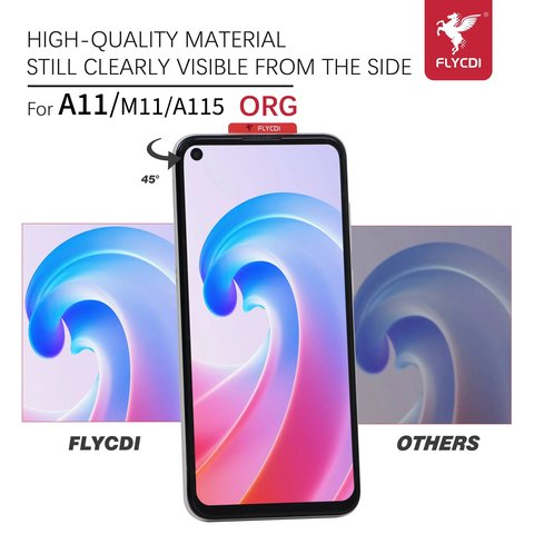 Pantalla LCD puede usarse con Samsung A115 Galaxy A11, M115 Galaxy M11, negro, sin marco, FLYCDI Vista previa  3