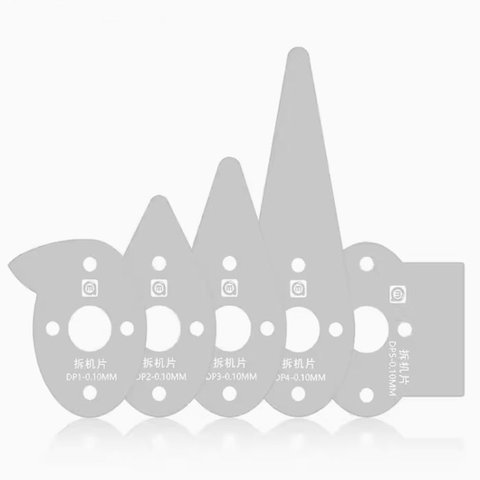 Herramienta para levantar pantalla, cristal táctil Amaoe DP2, espátula metálica, 5 uds. Vista previa  1