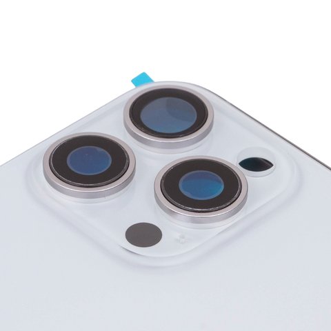 Carcasa puede usarse con iPhone 15 Pro Max, blanco, con botones laterales,  con sujetador de tarjeta SIM, Original (PRC), EU Version, white titanium Vista previa  1