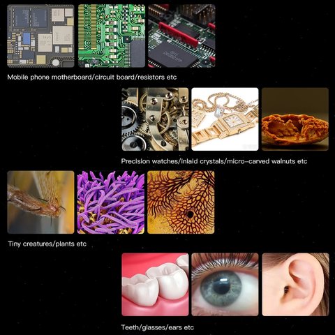 Microscopio Mechanic MOS300-B11, trinocular, 6X-45X Vista previa  8