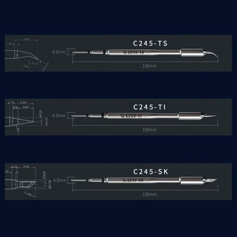 Punta para cautín Mechanic C245-SK, cuchillo Vista previa  7