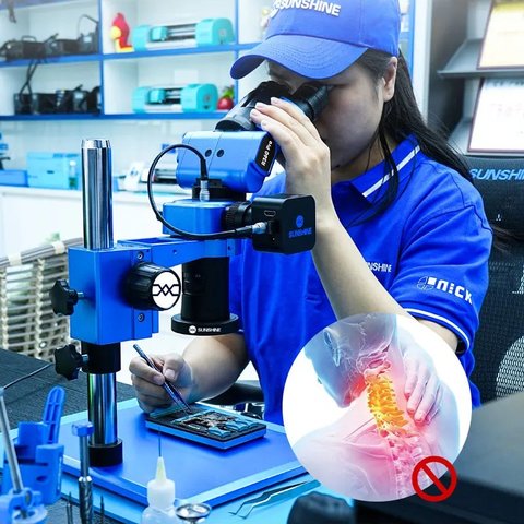 Microscopio Sunshine R360 Pro, trinocular, 7X-45X Vista previa  3