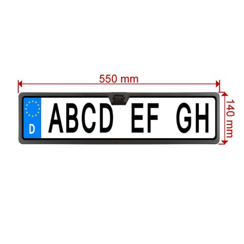 Універсальна камера в рамці номерного знака Прев'ю 2