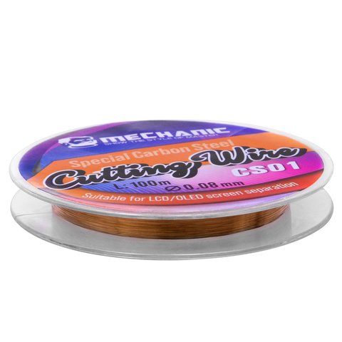 Струна для відклеювання скла Mechanic CS01, 0,08 мм, 100 м Прев'ю 1