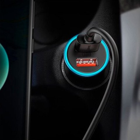 Автомобільний зарядний пристрій Baseus Golden Contactor Pro, синє, Quick Charge, 40 Вт, 3 A, 2 порта, 12-24 B, #CCJD-A03 Прев'ю 1