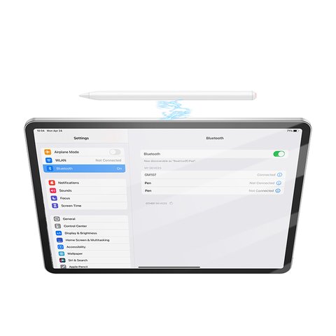 Стилус Hoco GM107, активный, белый, #6931474793942 Превью 3