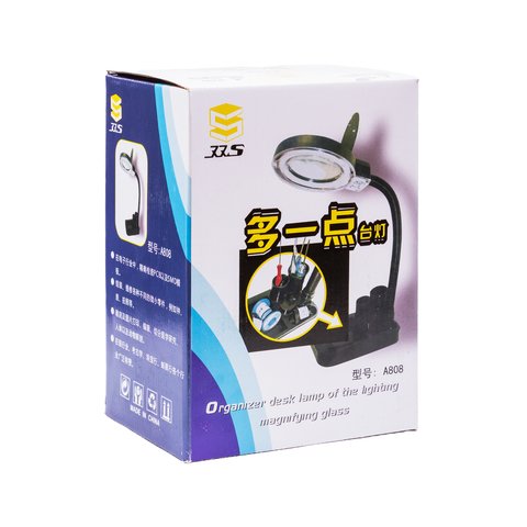 Настольная увеличительная линза Sunshine A808, круговая подсветка Превью 2