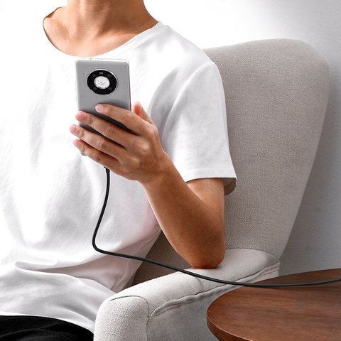 USB кабель Baseus Superior, USB тип-C, USB тип-A, 100 см, 100 Вт, белый, #P10320102214-01 Превью 2