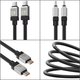 USB кабель Baseus Coolplay Series, 2xUSB тип-C, 200 см, 100 Вт, чорний, силіконовий, #CAKW000301 Прев'ю 1