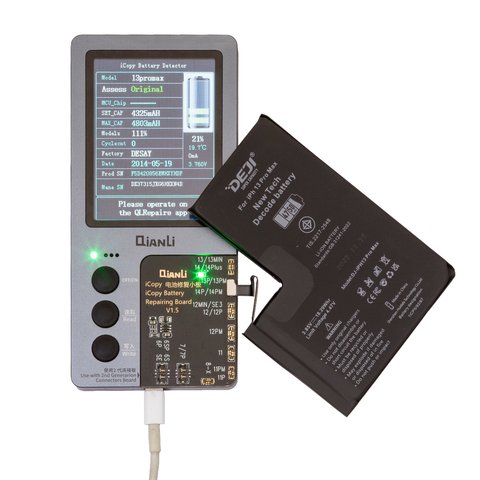 Аккумулятор Deji для Apple iPhone 13 Pro Max, Li-ion, 3,85 B, 4750 мАч, повышенная ёмкость, без ошибки, decode battery Превью 1