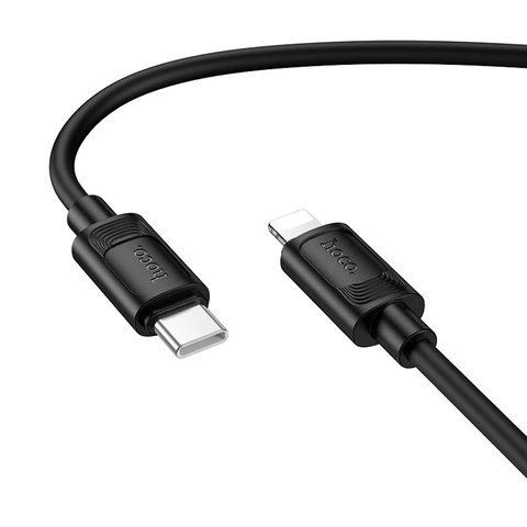 USB кабель Hoco X122, USB тип-C, Lightning, 100 см, 27 Вт, чорний, #6942007662161 Прев'ю 1