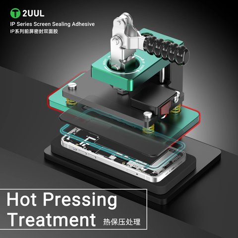 Стикер дисплея 2UUL SA12 для Apple iPhone 12, iPhone 12 Pro, 5 шт., adhesive Превью 3