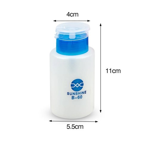 Емність для рідини з дозатором Sunshine B-60, 200 мл, для спирту Прев'ю 2