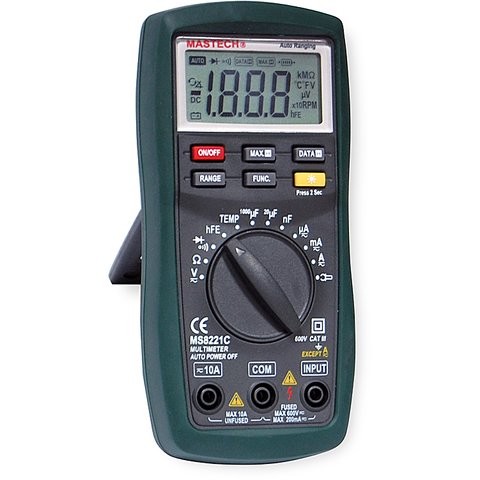Цифровой мультиметр MASTECH MS8221C Превью 2